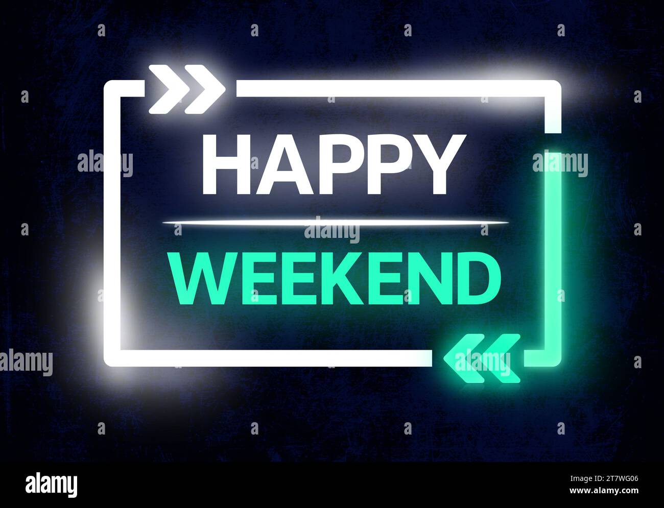 Happy Weekend-Konzept Stockfoto