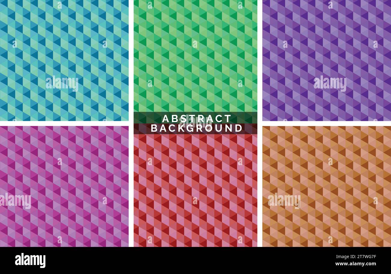 Mehrfarbiger polygonaler abstrakter geometrischer Dreiecksvektor farbenfroher Hintergrund Stock Vektor