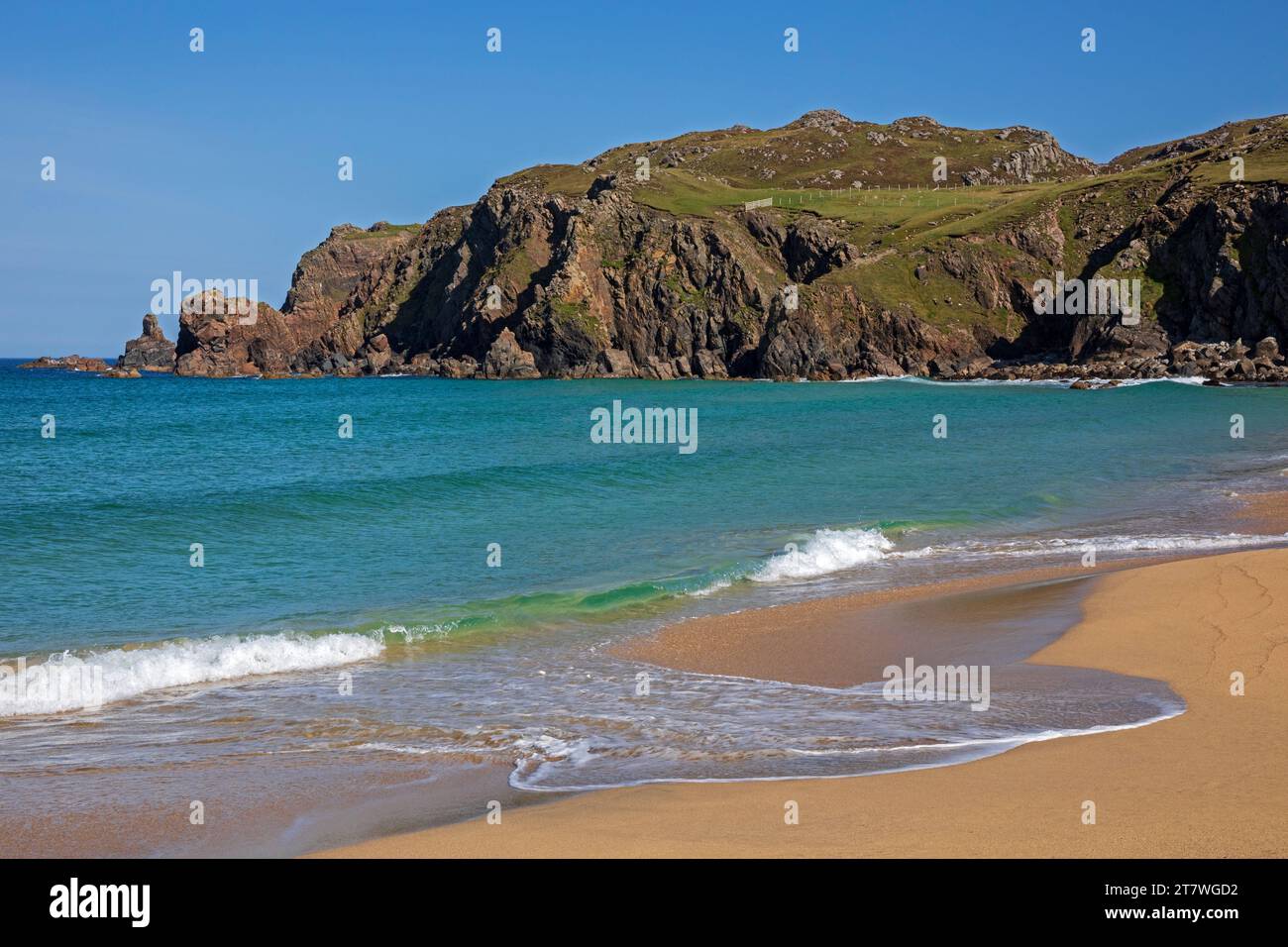 Dalmore Beach, Isle of Lewis, Äußere Hebriden, Schottland, Großbritannien. Traigh Dhail Mhor Stockfoto