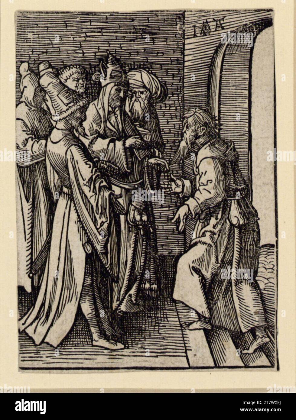 Jacob Cornelisz van Oostsanen Verrat an Judas. Holzschnitt 1520-1521 , 1520/1521 Stockfoto