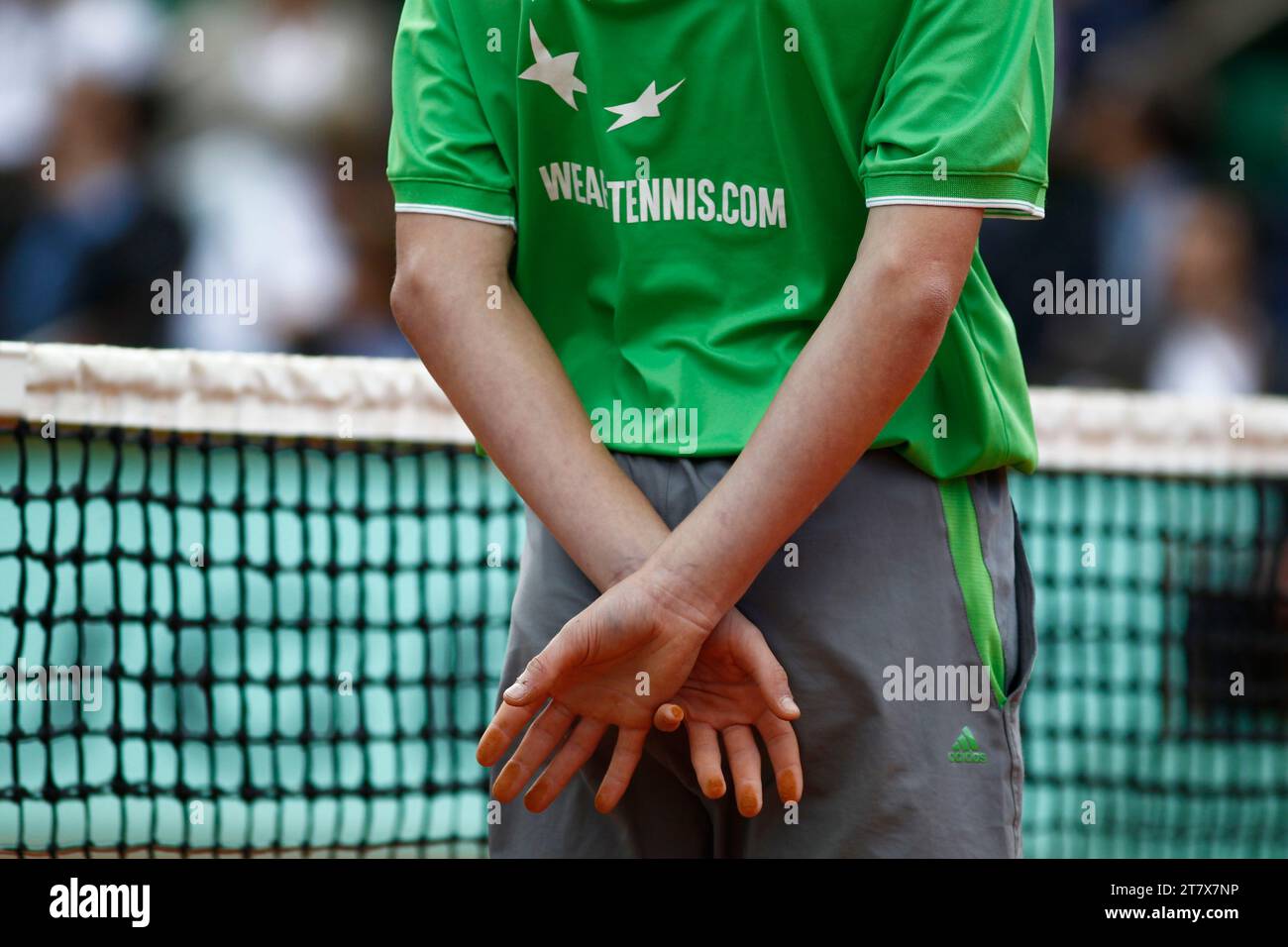 TENNIS - GRAND CHELEM - ROLAND GARROS 2011 - PARIS (FRA) - TAG 10 - 31/05/2011 - FOTO : LOIC BARATOUX / DPPI - BALL BOY Stockfoto