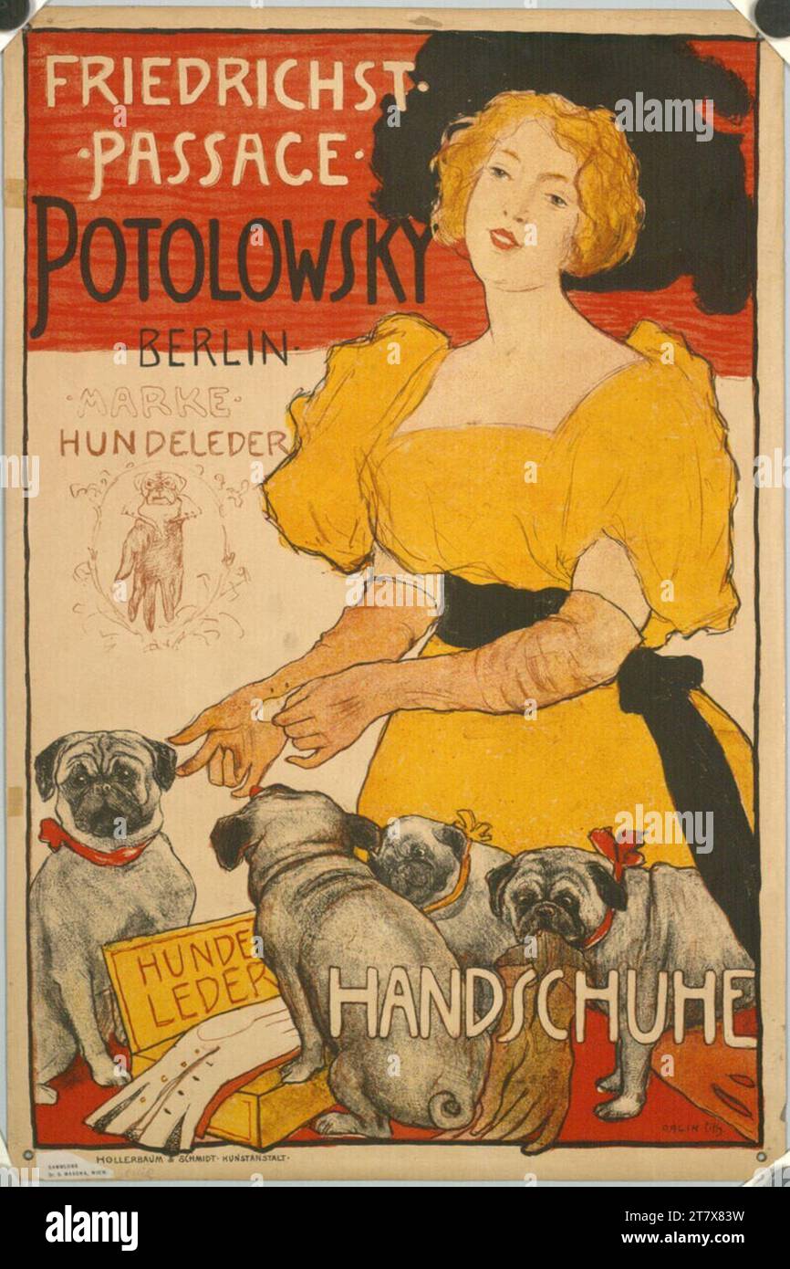 Emil Orlik POTOLOWSKY. Farbe 1897 , 1897 Stockfoto