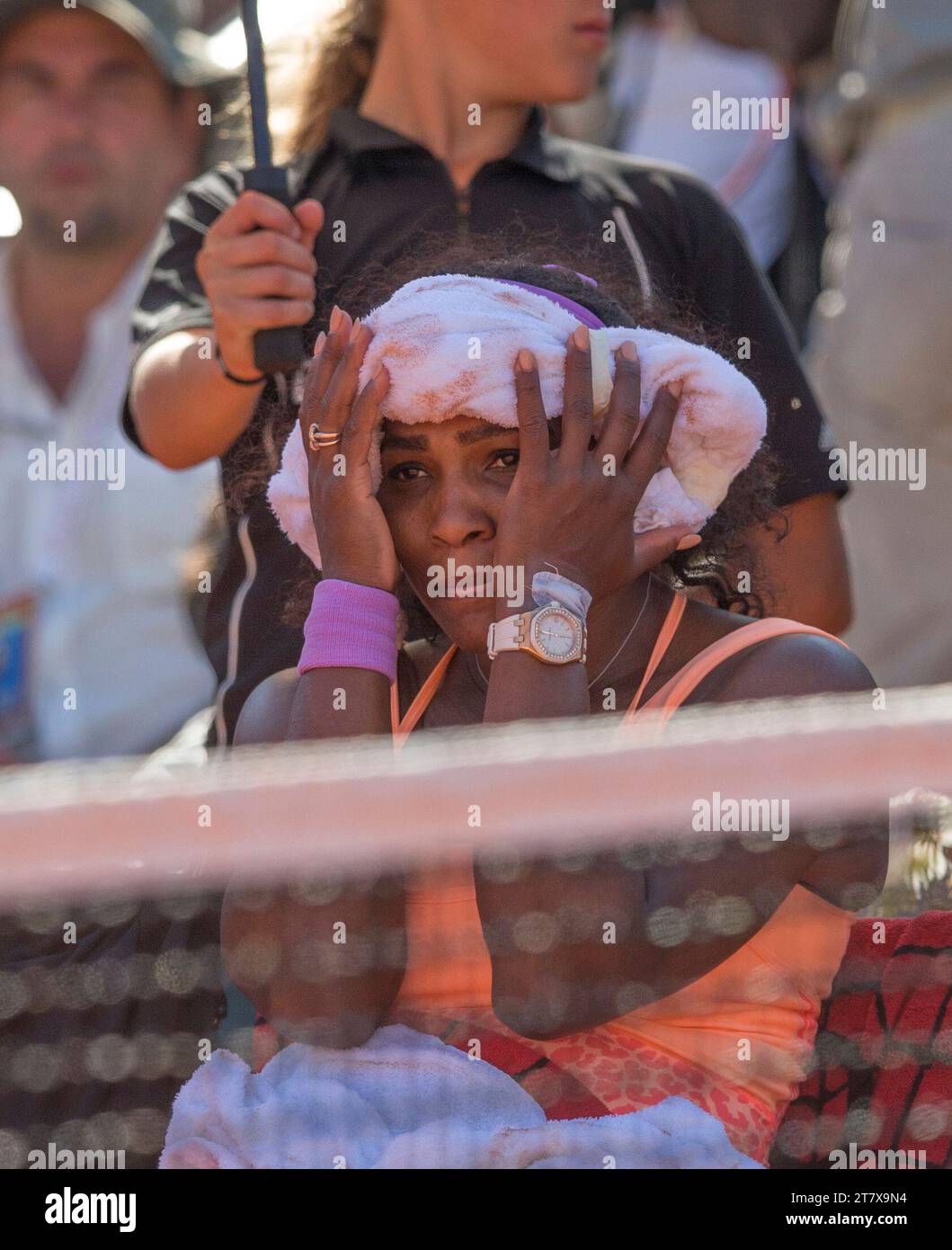 Serena WILLIAMS aus den USA während des Roland Garros 2015 am 12. Juni 2015 im Roland Garros Stadion in Paris. Foto Loic Baratoux / DPPI Stockfoto