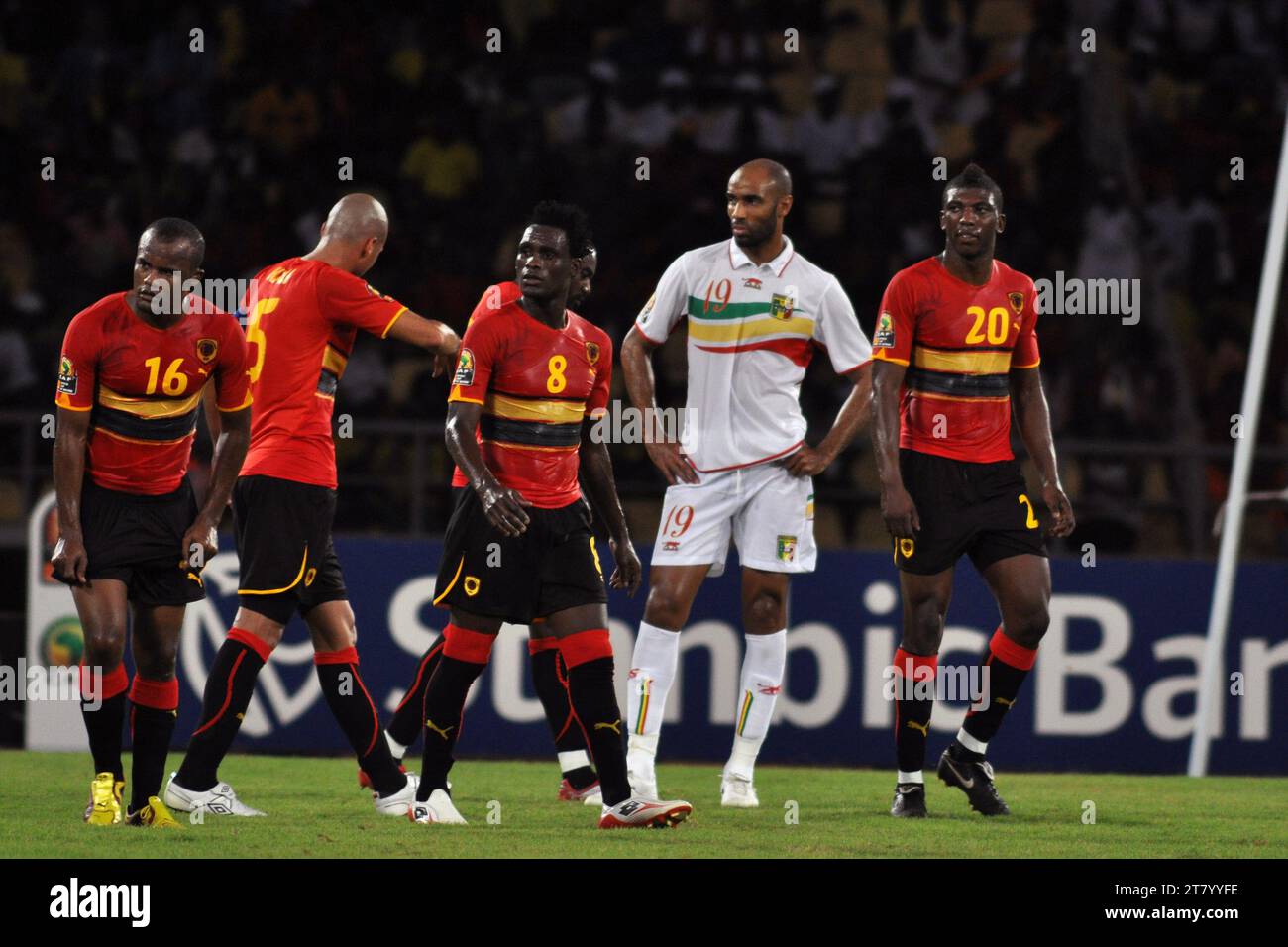 FUSSBALL - AFRIKANISCHE NATIONENMEISTERSCHAFT 2010 - GRUPPE A - ANGOLA GEGEN MALI - 10/01/2010 - FOTO KADRI MOHAMED / DPPI - FREDERIC KANOUTE (MAL) Stockfoto