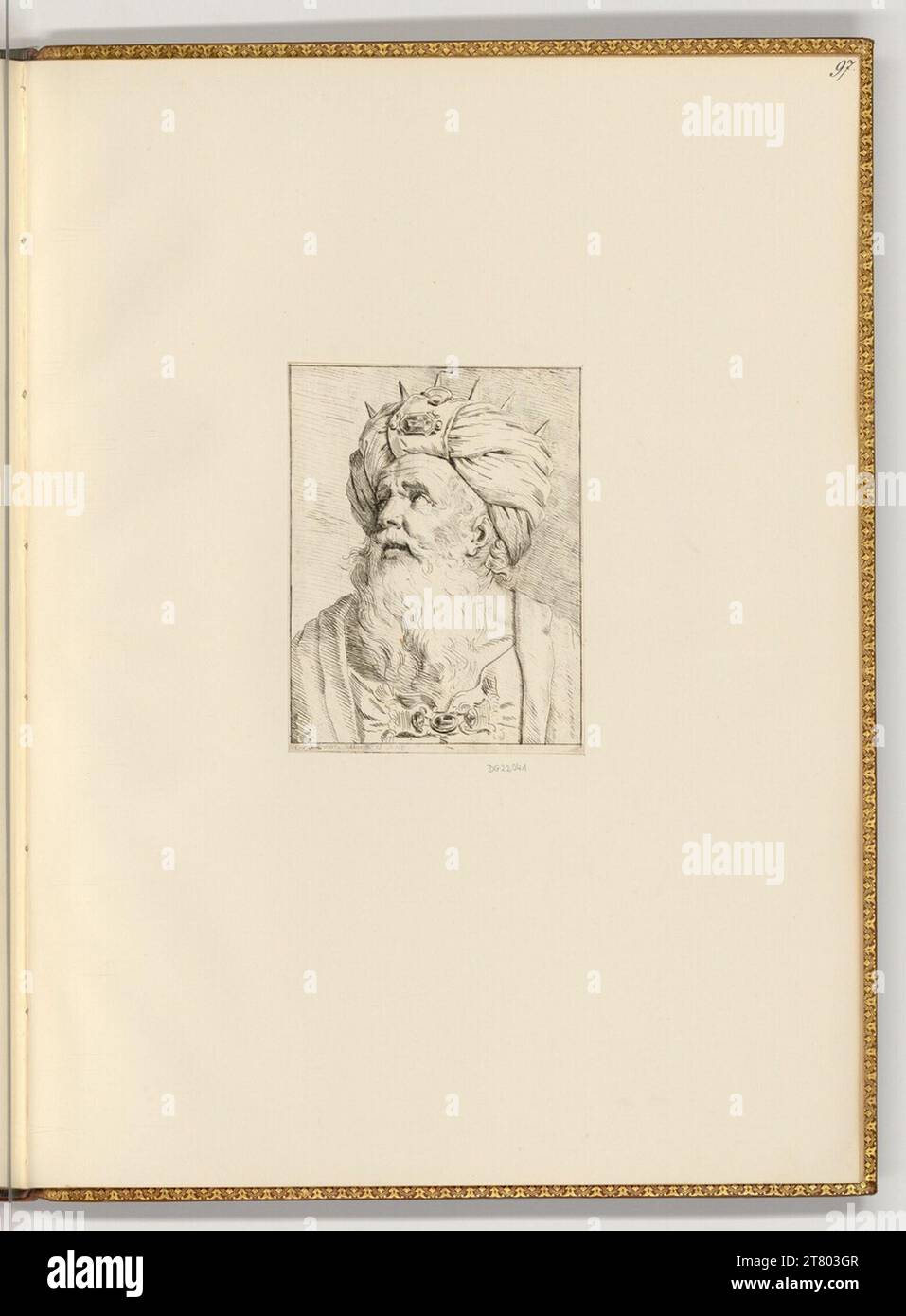 Emanuel Handmann (Ausführende r Künstler in) Oriental. Ätzen 1735-1781 , 1735/1781 Stockfoto