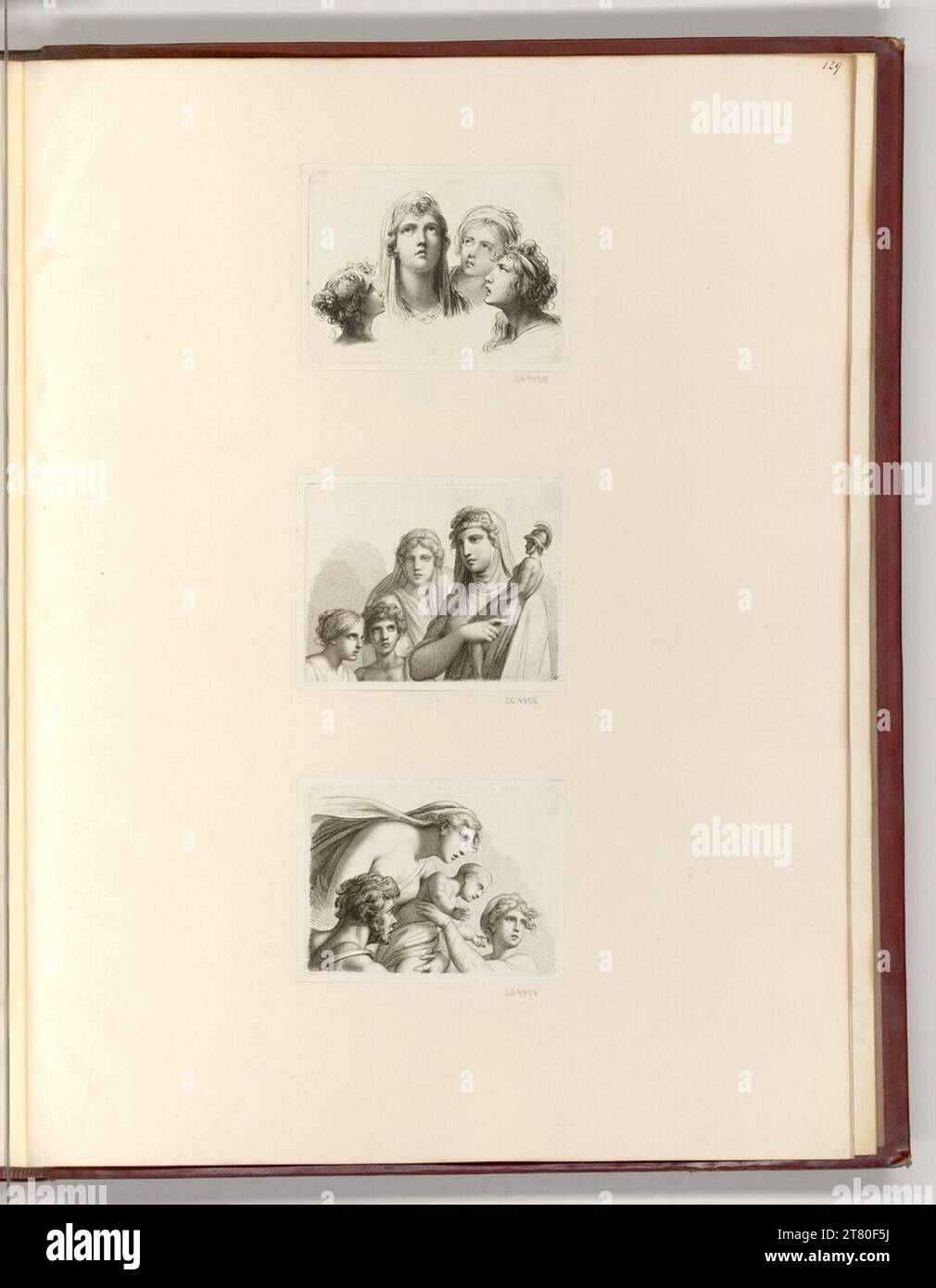 Heinrich Friedrich Füger Leiter. Ätzen 1770-1900 , 1770/1900 Stockfoto