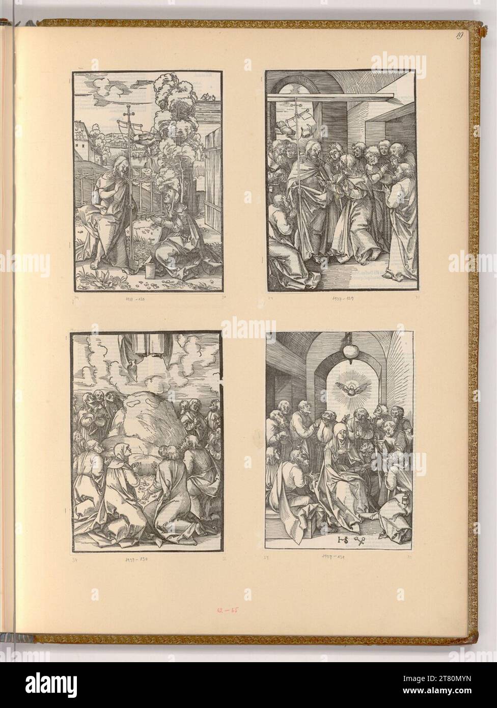 Hans Schäufelin Die Passion Christi. Holzschnitt 1507 , 1507 Stockfoto