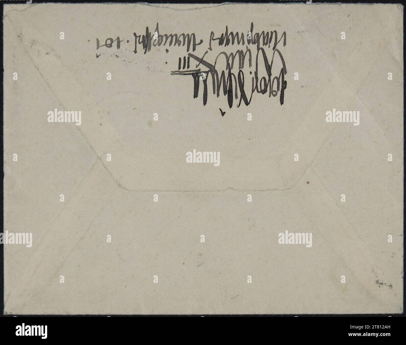 Egon Schiele (Verfasser in) Brief von Egon Schiele an Franz Hauer vom 8. Januar 1914. Tinte (schwarz) auf Papier 8. Jänner 1914 Stockfoto