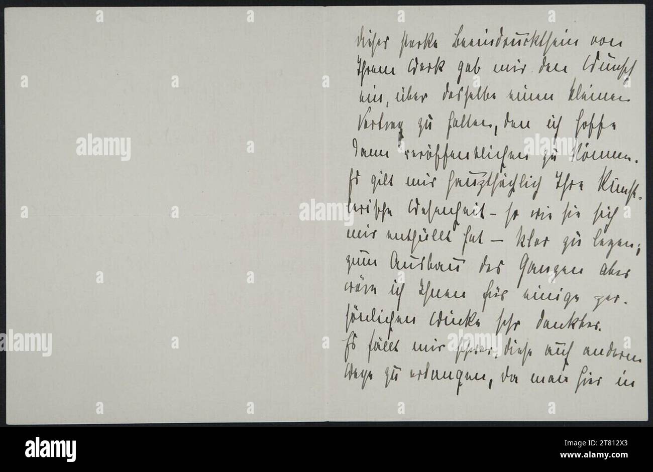 Helene Heine (Verfasser in) Brief von Helene Heine an Egon Schiele vom 29. Juli 1917. Tinte (schwarz) auf Papier 29. Juli 1917 , 29. Juli 1917 Stockfoto