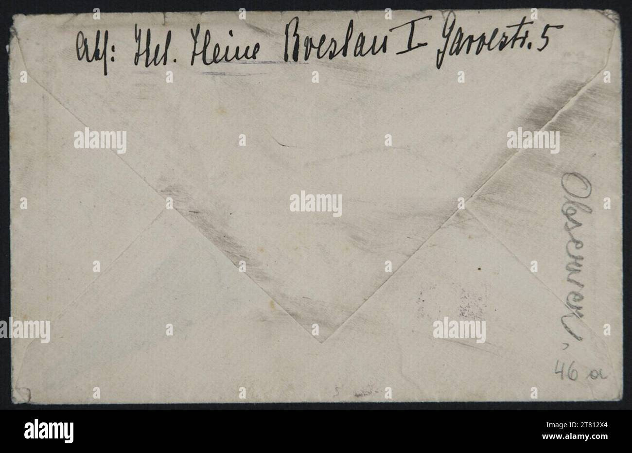 Helene Heine (Verfasser in) Brief von Helene Heine an Egon Schiele vom 29. Juli 1917. Tinte (schwarz) auf Papier 29. Juli 1917 , 29. Juli 1917 Stockfoto