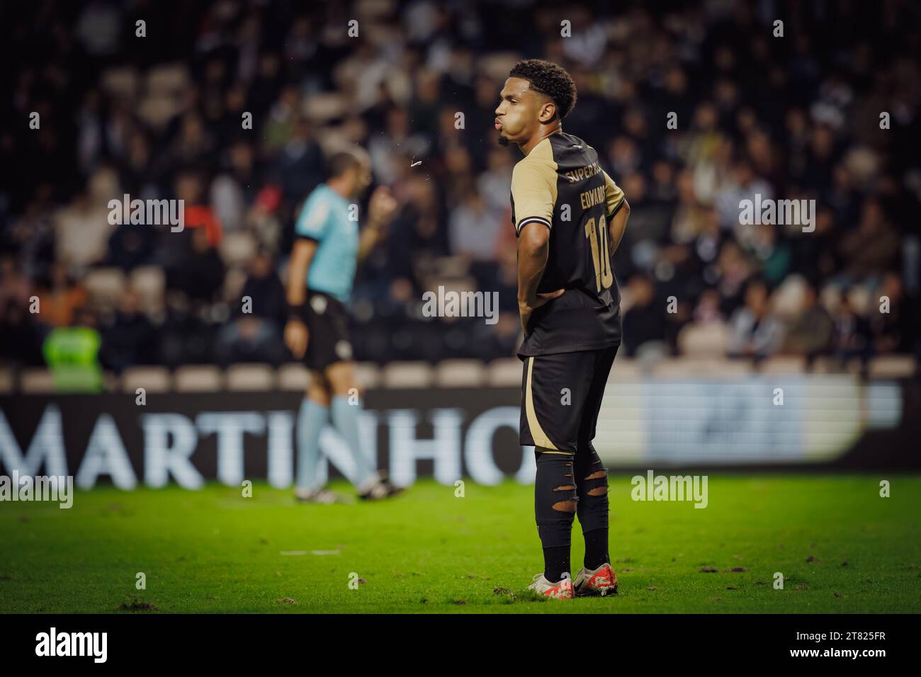 Marcus Edwards während der Liga Portugal 23/24 Spiel zwischen Boavista FC und Sporting CP im Estadio do Bessa Seculo XXI, Porto, Portugal. (Maciej Rogowski Stockfoto