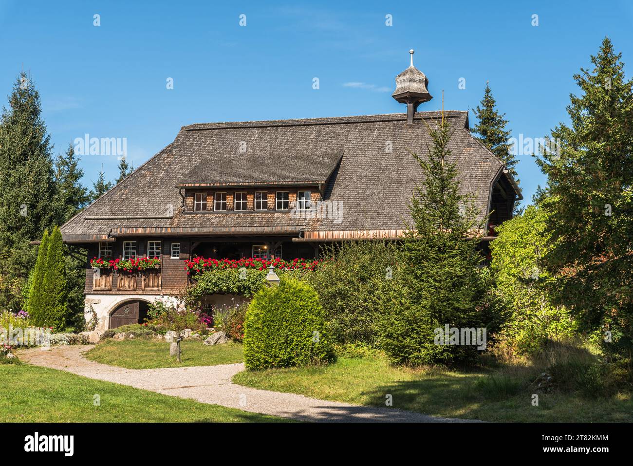 Typisches Schwarzwaldhaus, Heimatkundemuseum, Grafenhausen, Schwarzwald, Baden-Württemberg, Deutschland Stockfoto