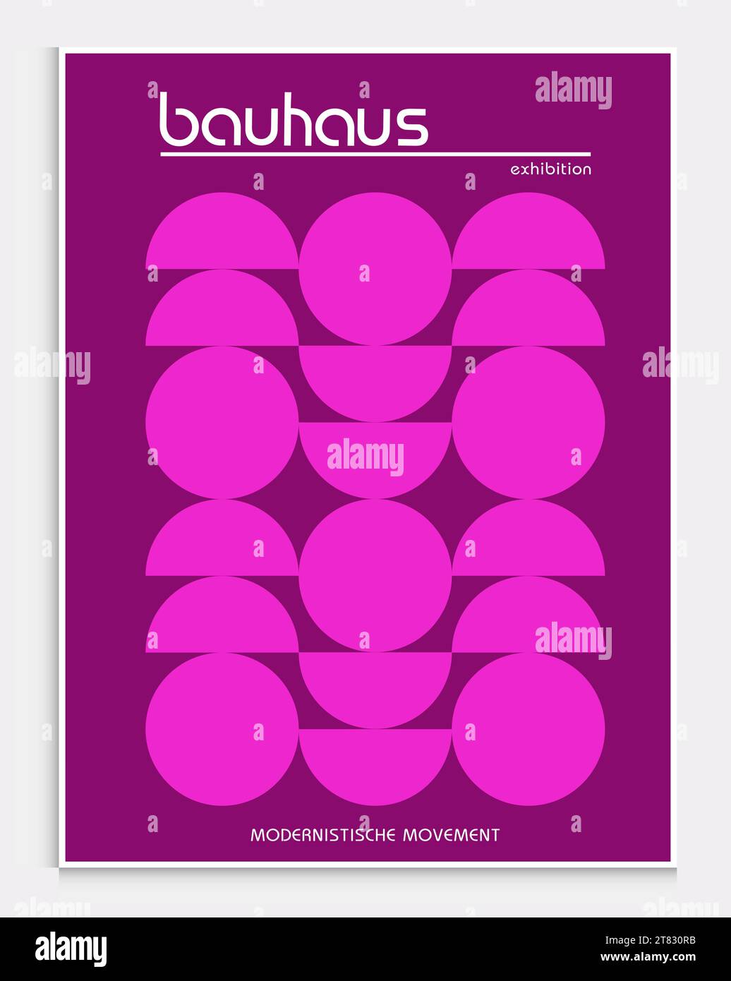 Enthält abstrakte Kunst im bauhaus-Stil, dekorative moderne Kunst, Vektor-Illustration Poster. Drucke, Galerie Wandbilder, Büro Wandbilder, Stock Vektor