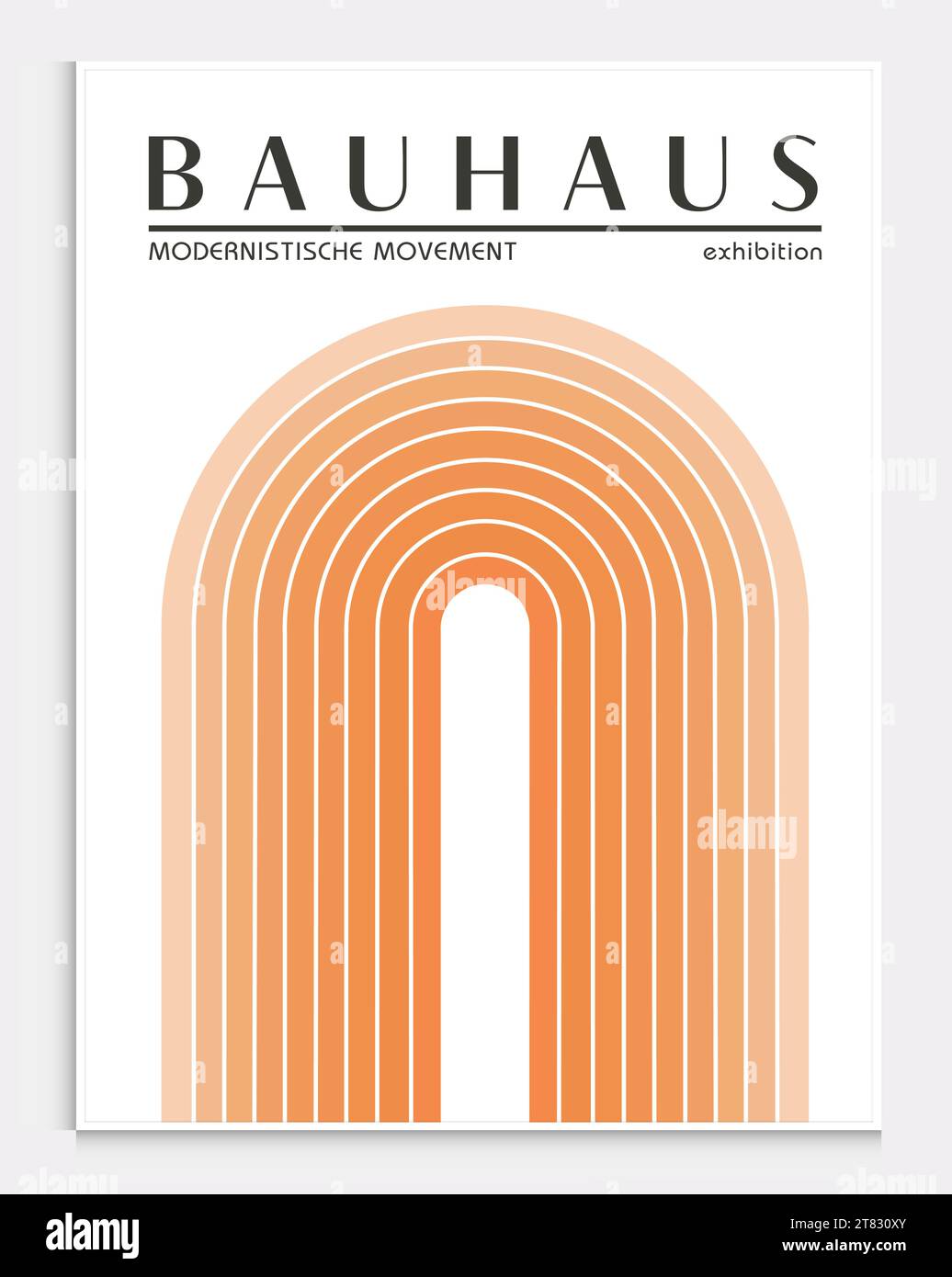 Enthält abstrakte Kunst im bauhaus-Stil, dekorative moderne Kunst, Vektor-Illustration Poster. Drucke, Galerie Wandbilder, Büro Wandbilder, Stock Vektor