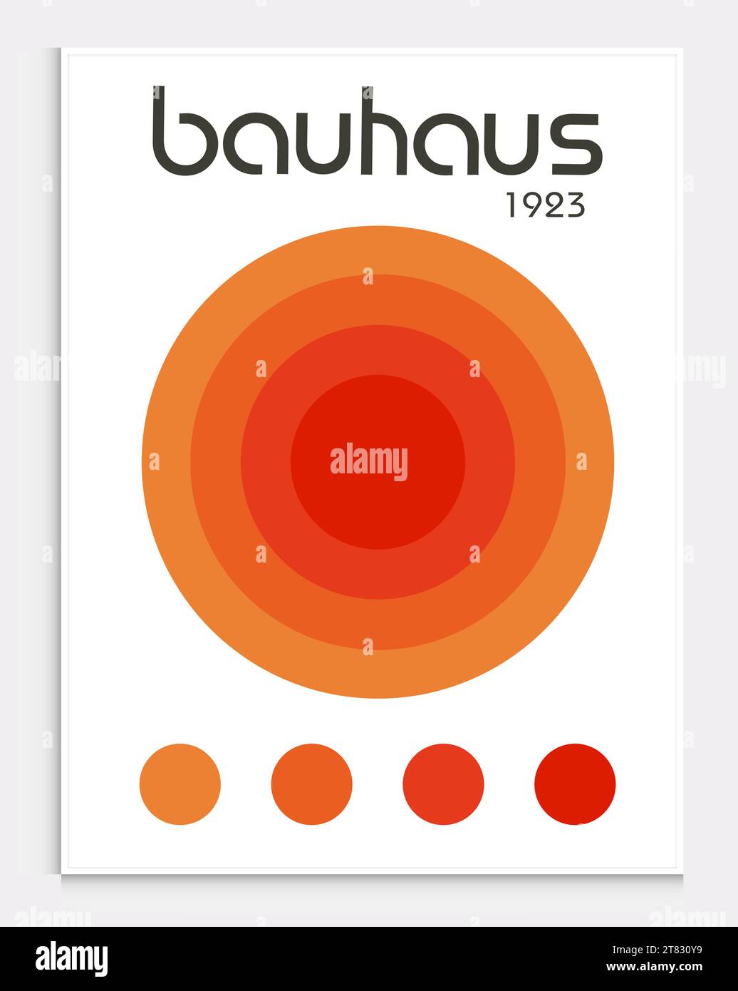 Enthält abstrakte Kunst im bauhaus-Stil, dekorative moderne Kunst, Vektor-Illustration Poster. Drucke, Galerie Wandbilder, Büro Wandbilder, Stock Vektor