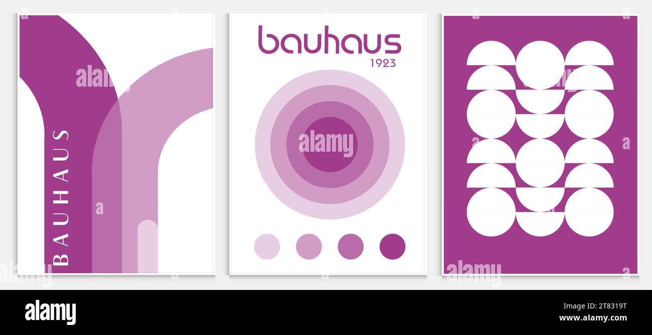 Enthält abstrakte Kunst im bauhaus-Stil, dekorative moderne Kunst, Vektor-Illustration Poster. Drucke, Galerie Wandbilder, Büro Wandbilder, Stock Vektor