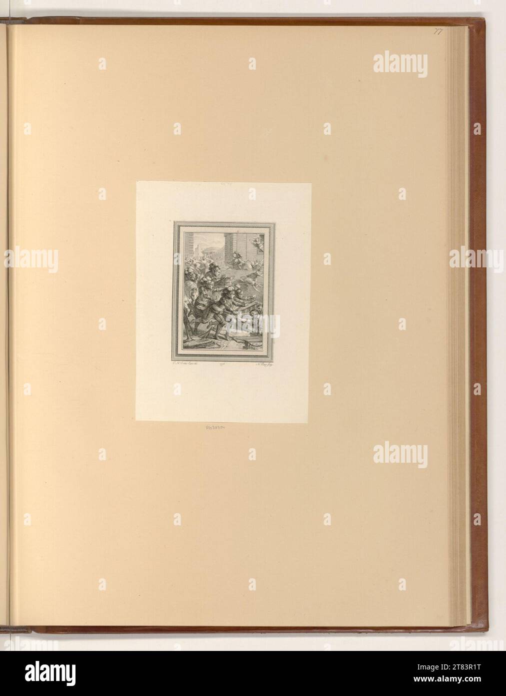Nicolas Ponce (Engraver) Buchillustration. Kupferstich, Ätzung 1778 , 1778 Stockfoto