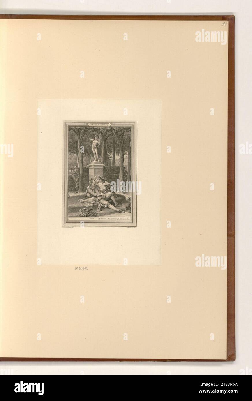 Jean-Baptiste Tilliard (Engraver) Tasso, Torquato: Das befreite Jerusalem (Buchillustration). Kupferstich, Ätzung 1784-1786 , 1784/1786 Stockfoto