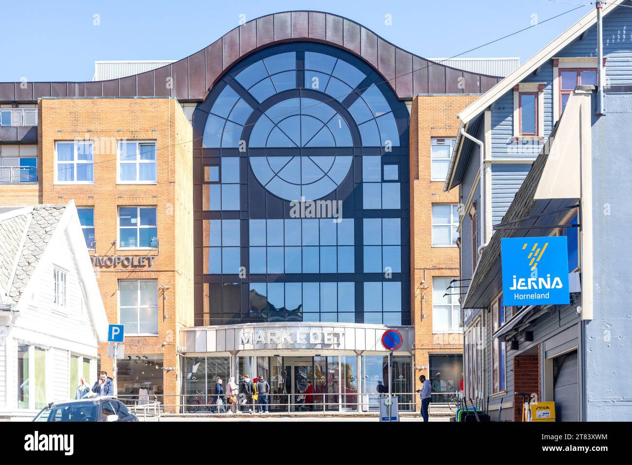 Markedet Kjøpesenter Einkaufszentrum, Skåregata, Haugesund, Rogaland County, Norwegen Stockfoto