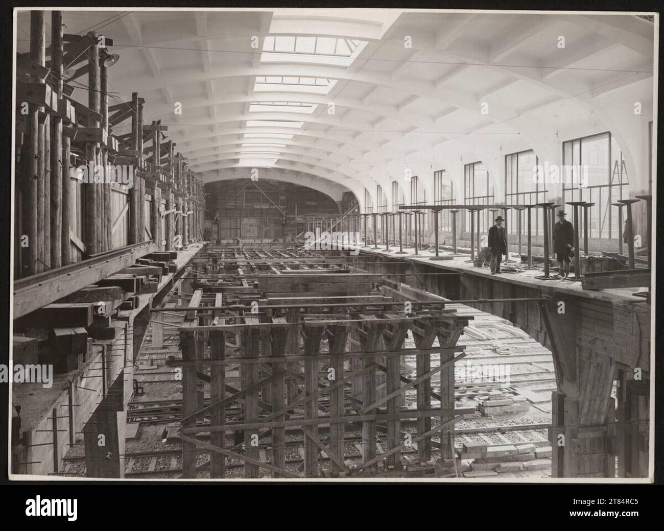 Martin Gerlach jun. Unterbaurahmen, mittlerer Teil. Silbergelatine 28.10.1933, 28. 10. 1933 Stockfoto