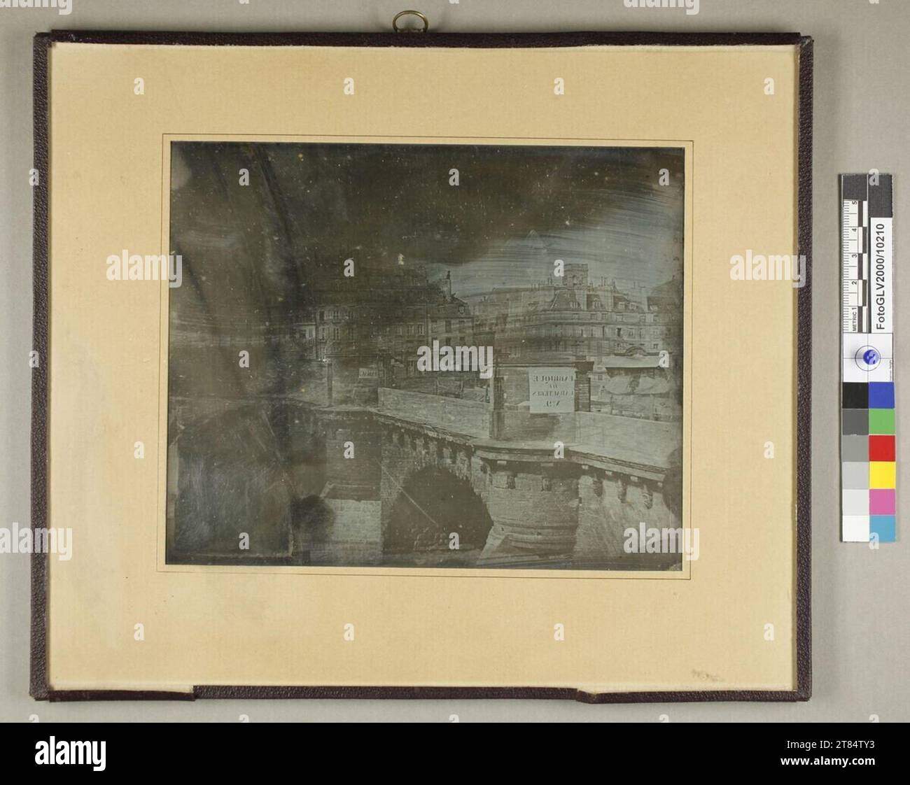 Noël-Marie Paymal Lerebours Pont Neuf in Paris. Daguerreotypisierung um 1842 Stockfoto