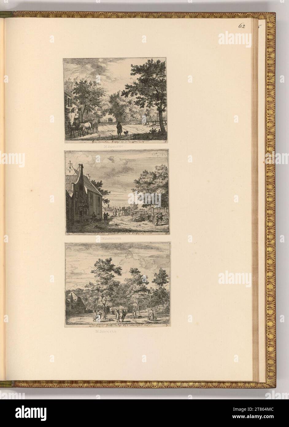 Jan van der Vinne (Gravierer) Blick auf Haarlem. Ätzen 1680-1700 , 1680/1700 Stockfoto