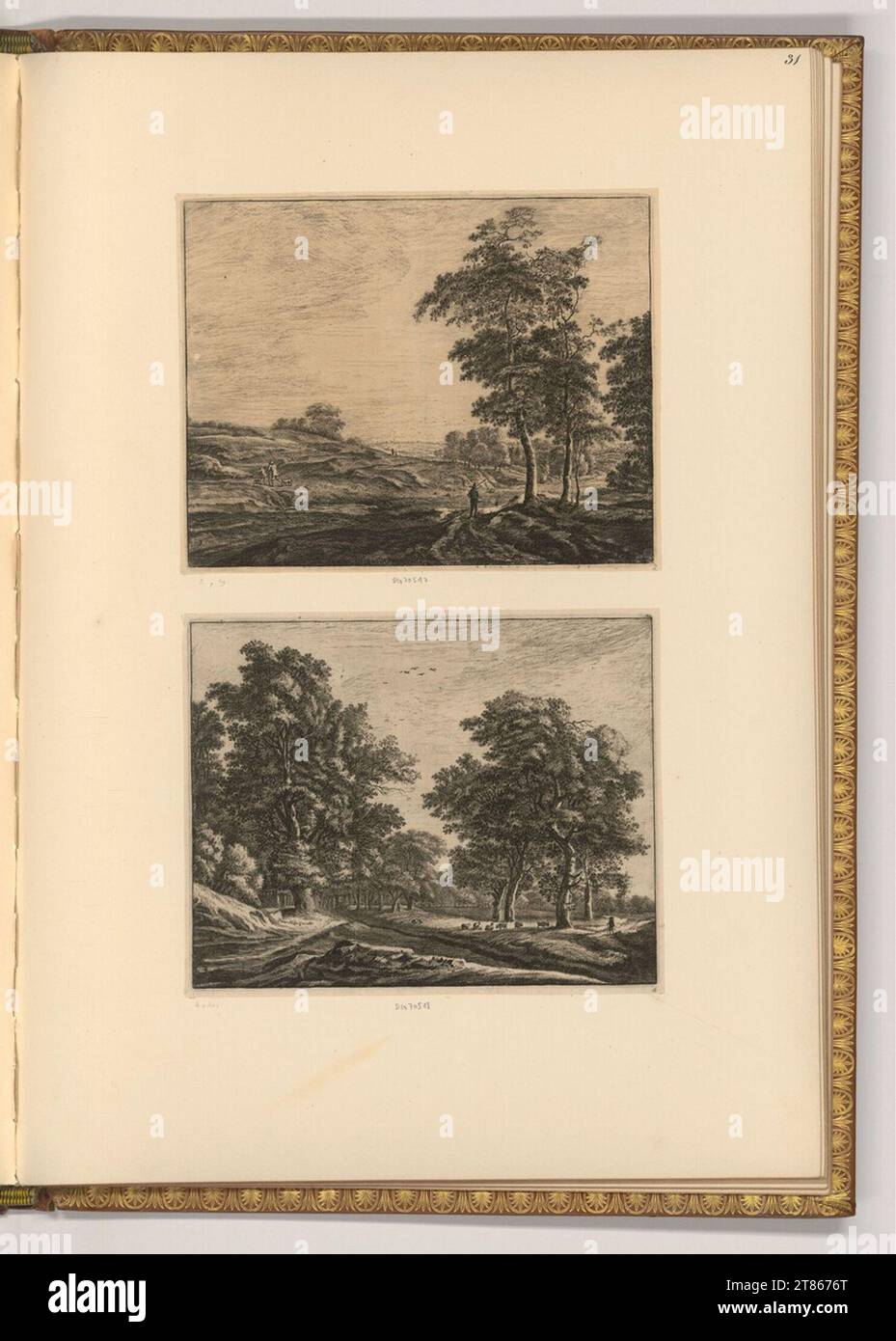 Roelant Roghman (Gravierer) Landschaft. Ätzen 1650-1692 , 1650/1692 Stockfoto