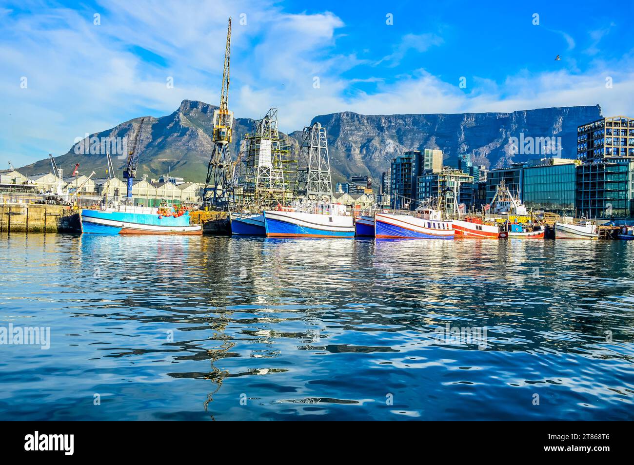 V&A ( Victoria und Alfred ) Hafenhafen in Kapstadt Südafrika Stockfoto
