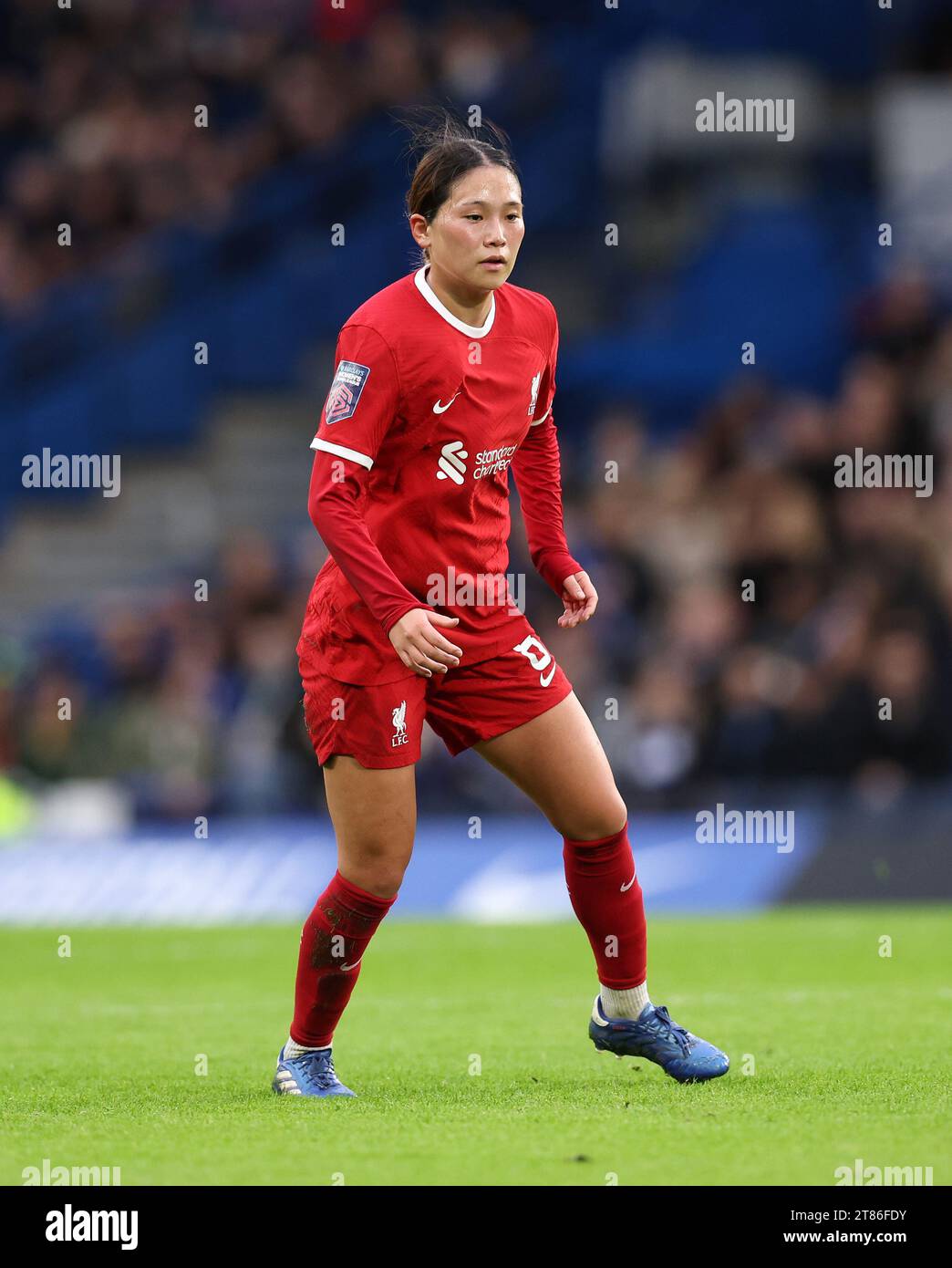London, Großbritannien. November 2023. Fuka Nagano aus Liverpool während des FA Women's Super League Spiels in Stamford Bridge, London. Der Bildnachweis sollte lauten: David Klein/Sportimage Credit: Sportimage Ltd/Alamy Live News Stockfoto