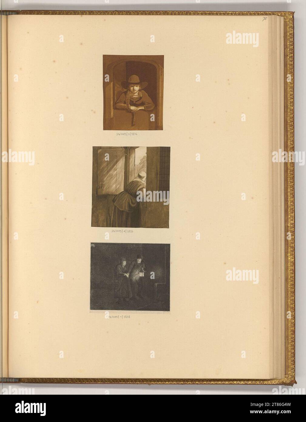 Friedrich Christian Gottlieb Geysir (Gravierer) verschiedene Szenen. Aquatinta, Ätzung 1792-1846, 1792/1846 Stockfoto