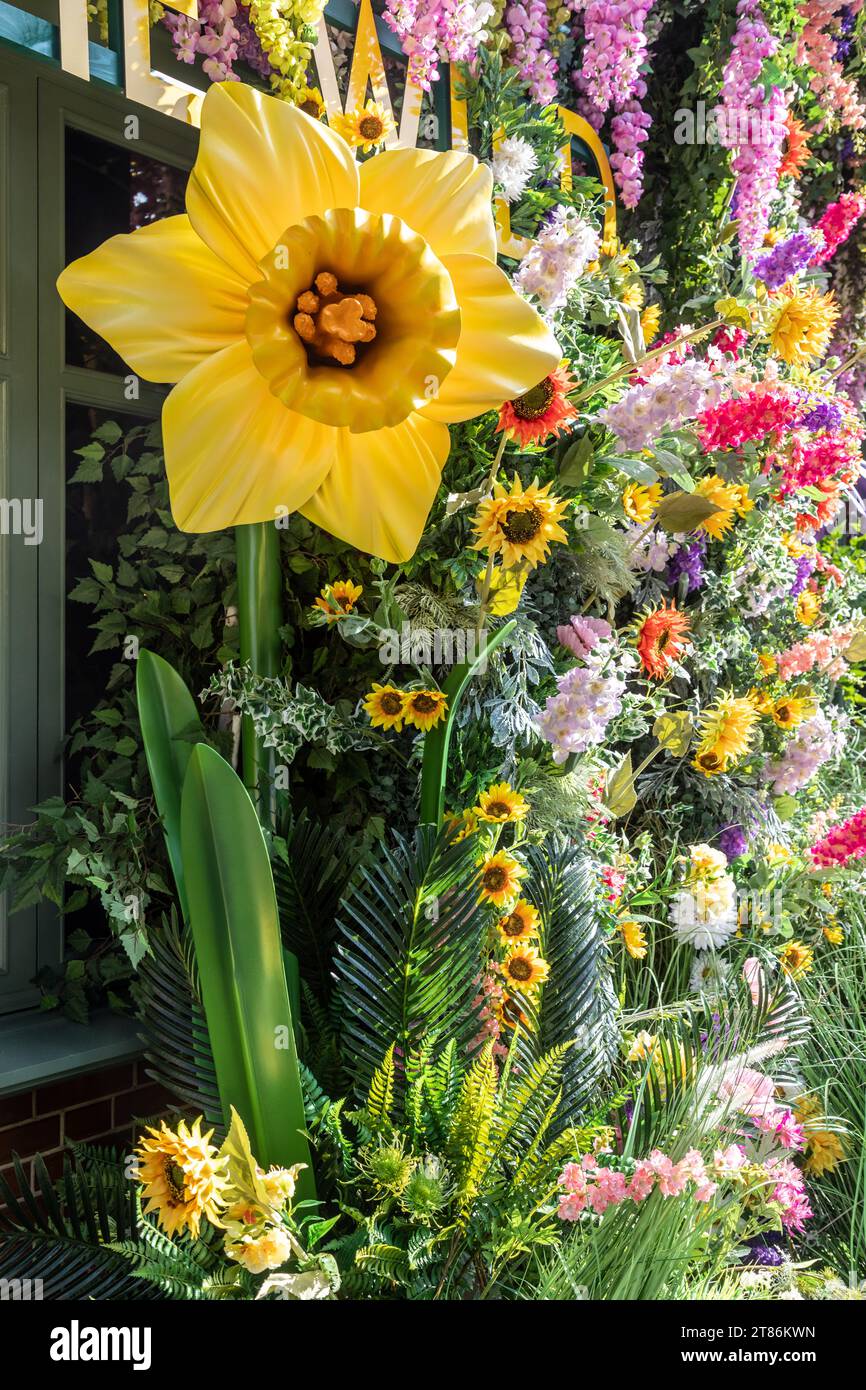 Blumen für Chelsea in Bloom Kings Road London 2022 Stockfoto