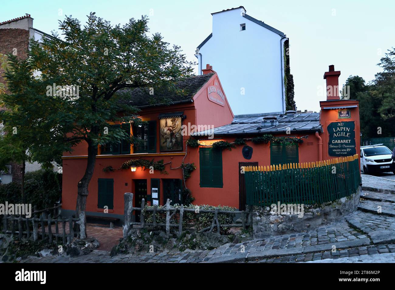 Au Lapin Agile Cabaret - Montmartre, Paris, Frankreich Stockfoto