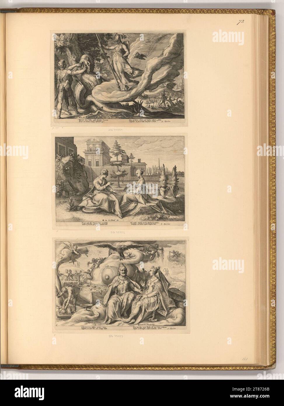 Hendrick Goltzius Ovids Metamorphosen. Kupferstich 1615 , 1615 Stockfoto