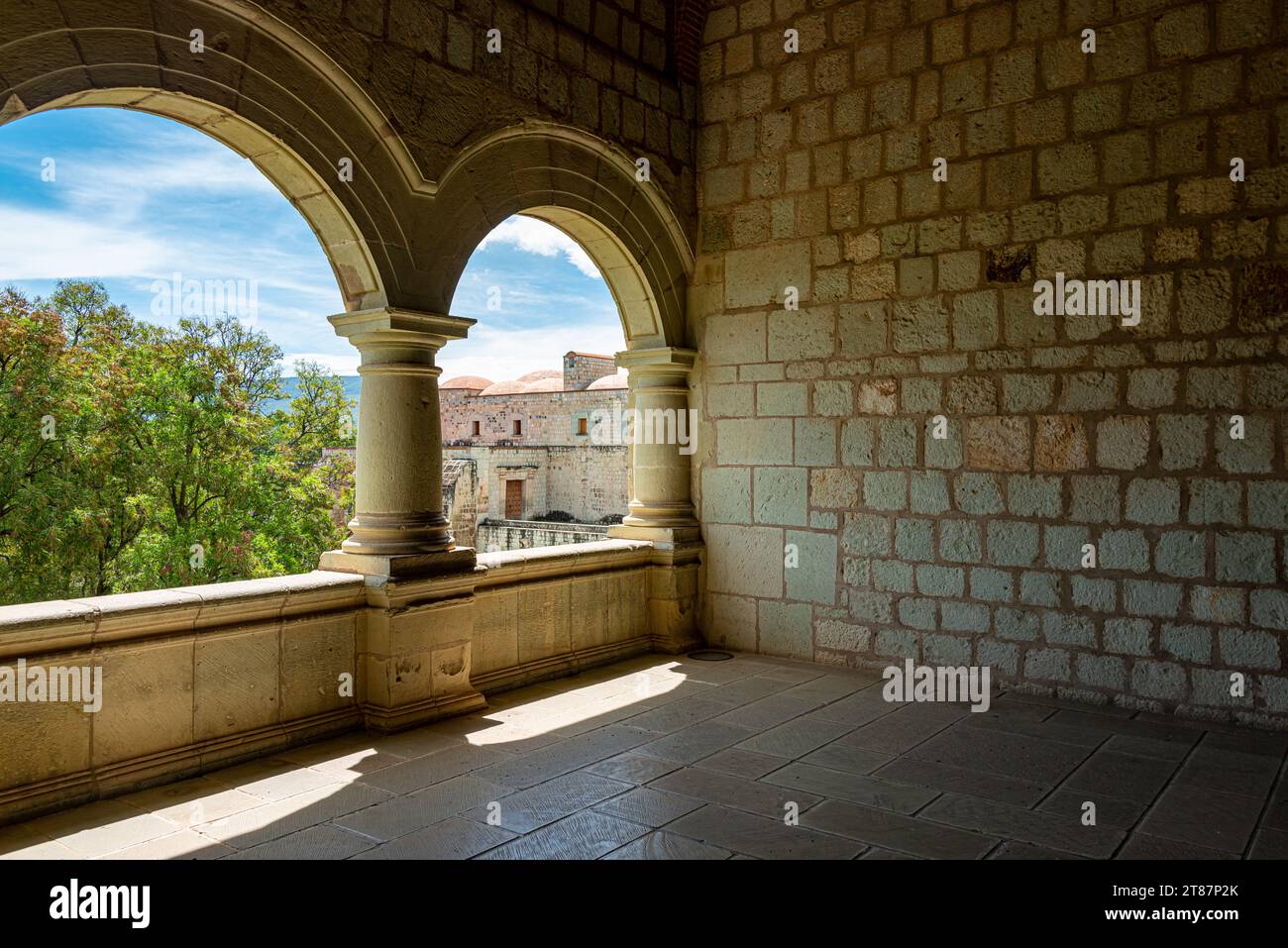 Innenansicht des Santo Domingo Tempels, Oaxaca, Mexiko Stockfoto