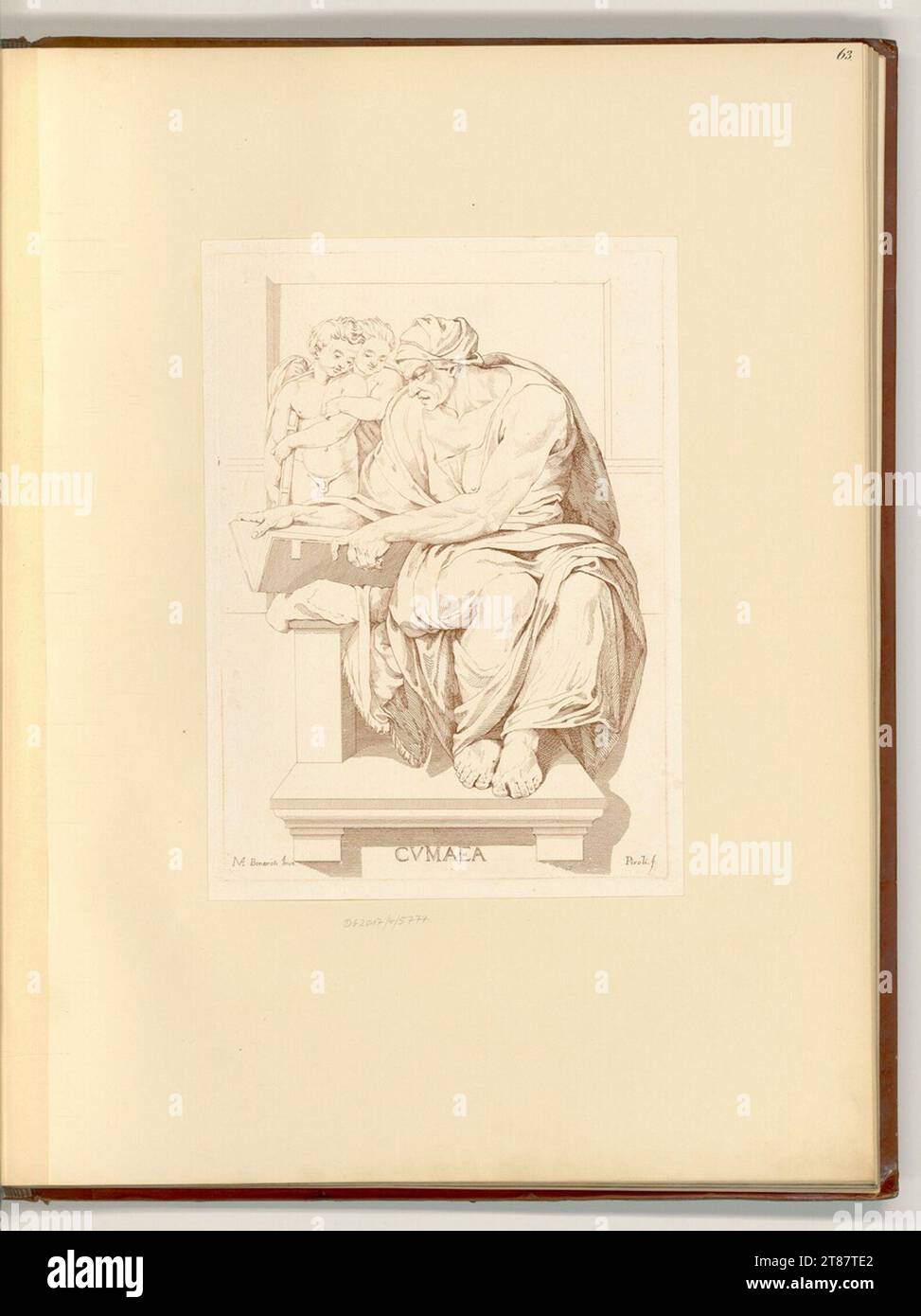Tommaso Piroli (Gravierer) Cumaea (sechstinische kapelle). Ätzen 1780-1800 , 1780/1800 Stockfoto