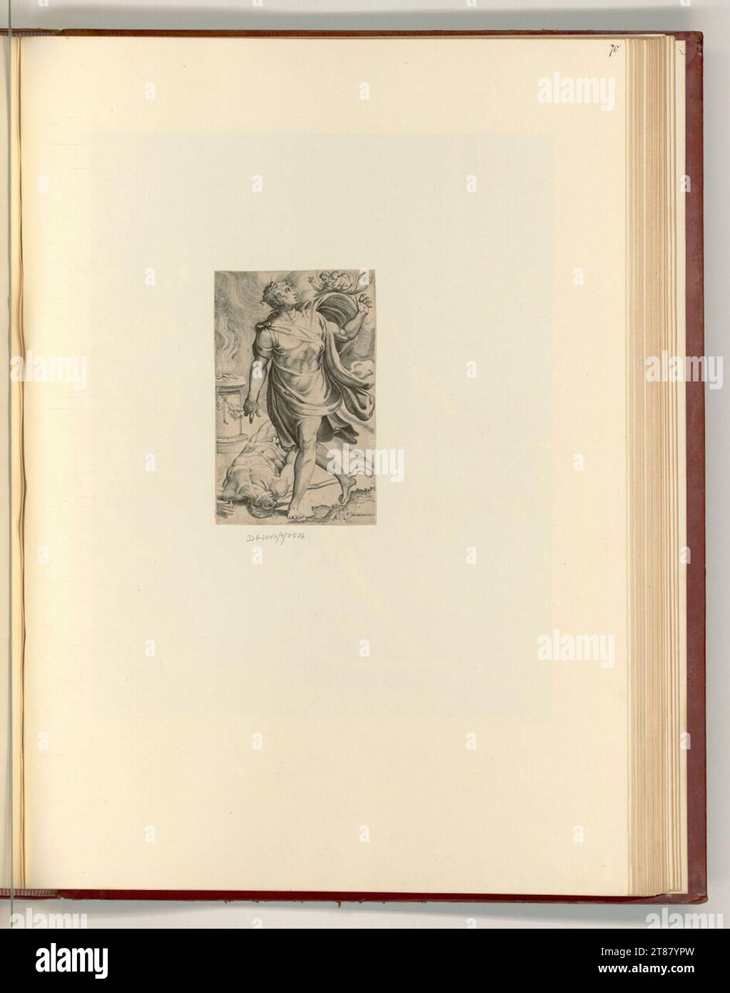 Unbestimmt (Gravierer) Cain und Abel. Kupferstich 1550-1650 , 1550/1650 Stockfoto