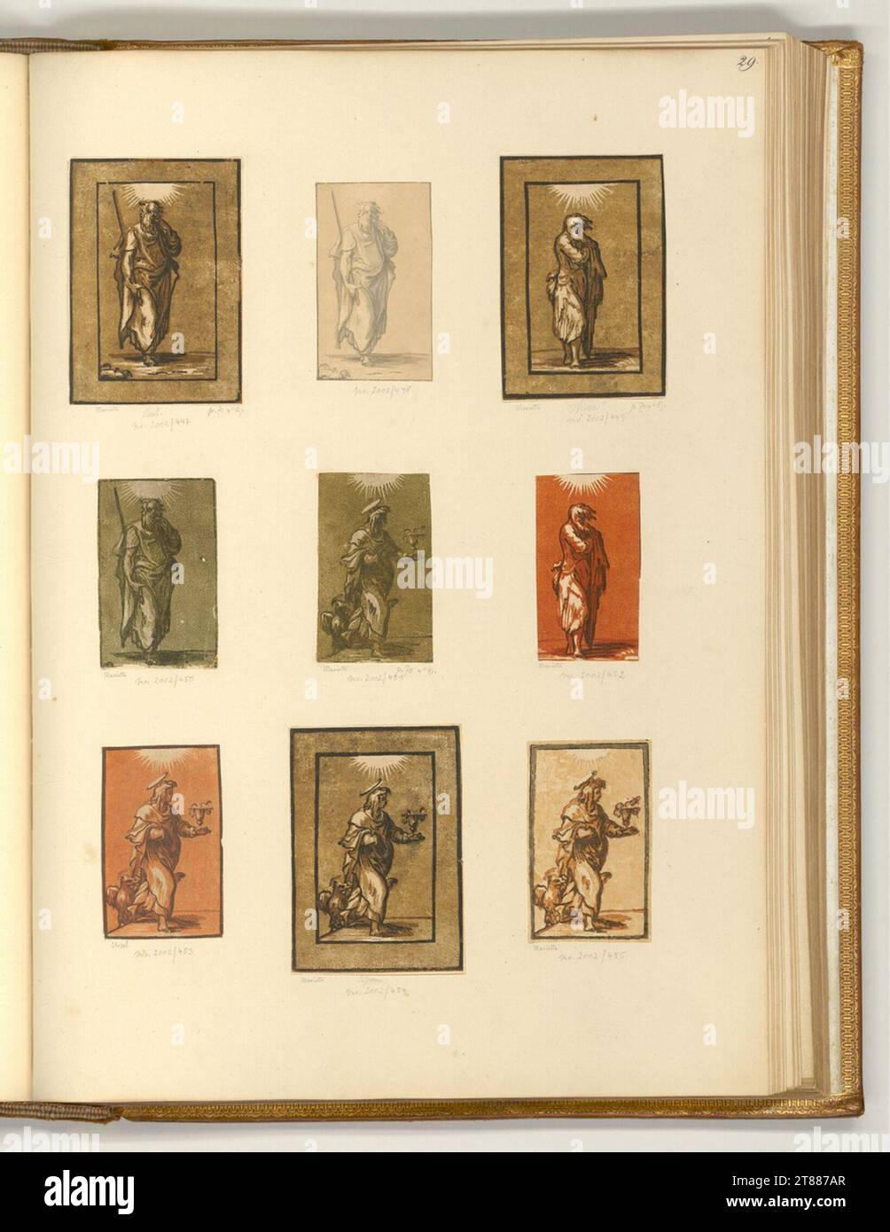 Antonio da Trento, der Apostel. Clair OBSCUR Holzschnitt 1524-1527 , 1524/1527 Stockfoto