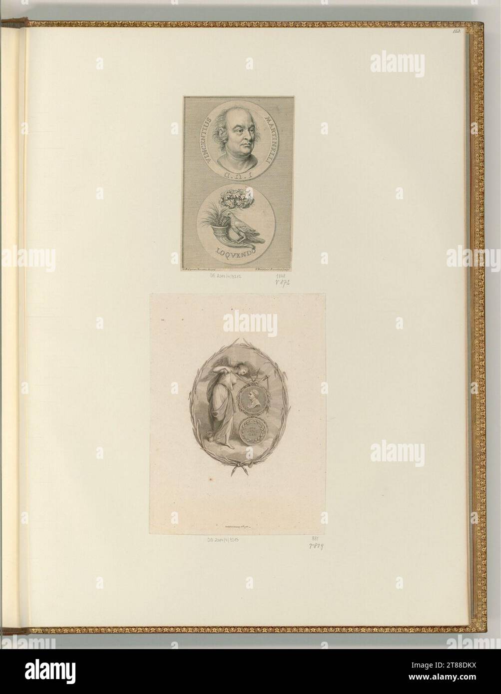 Francesco Bartolozzi (Grazer) Vincenzo Martinelli; Georg Friedrich Händel. Ätzen 1766; 1759 Stockfoto