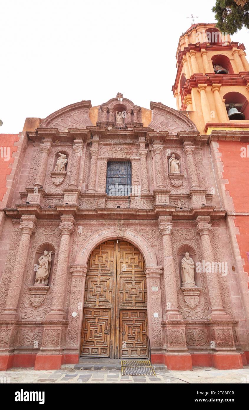 Die malerische Stadt San Miguel de Allende in Guanajuato, Mexiko Stockfoto