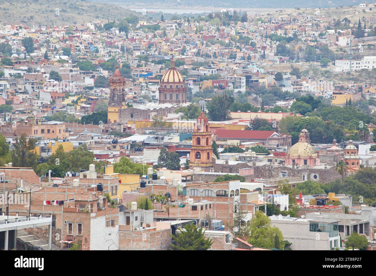 Die malerische Stadt San Miguel de Allende in Guanajuato, Mexiko Stockfoto