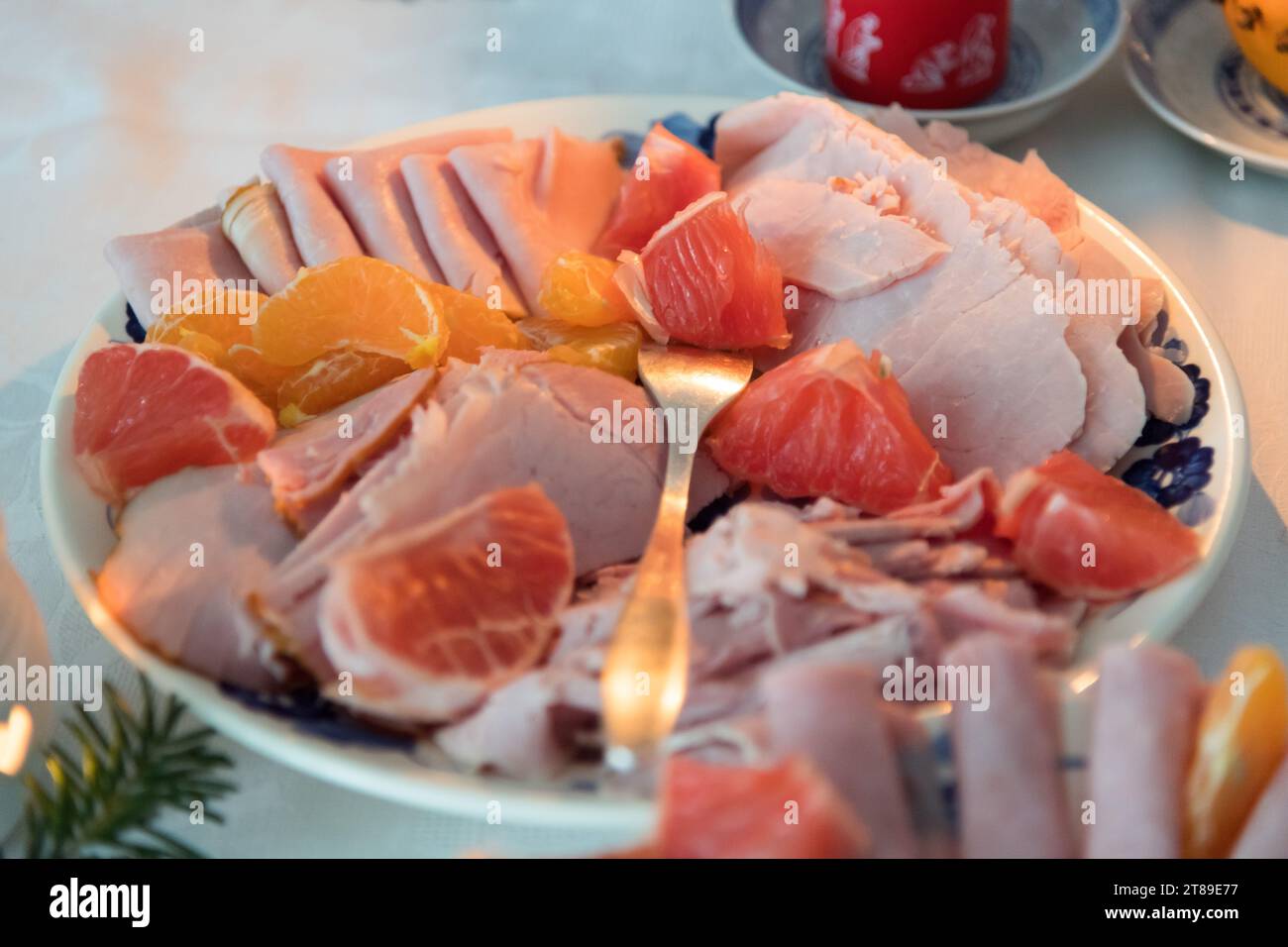 Polnisches Weihnachtsfrühstück © Wojciech Strozyk / Alamy Stock Photo Stockfoto