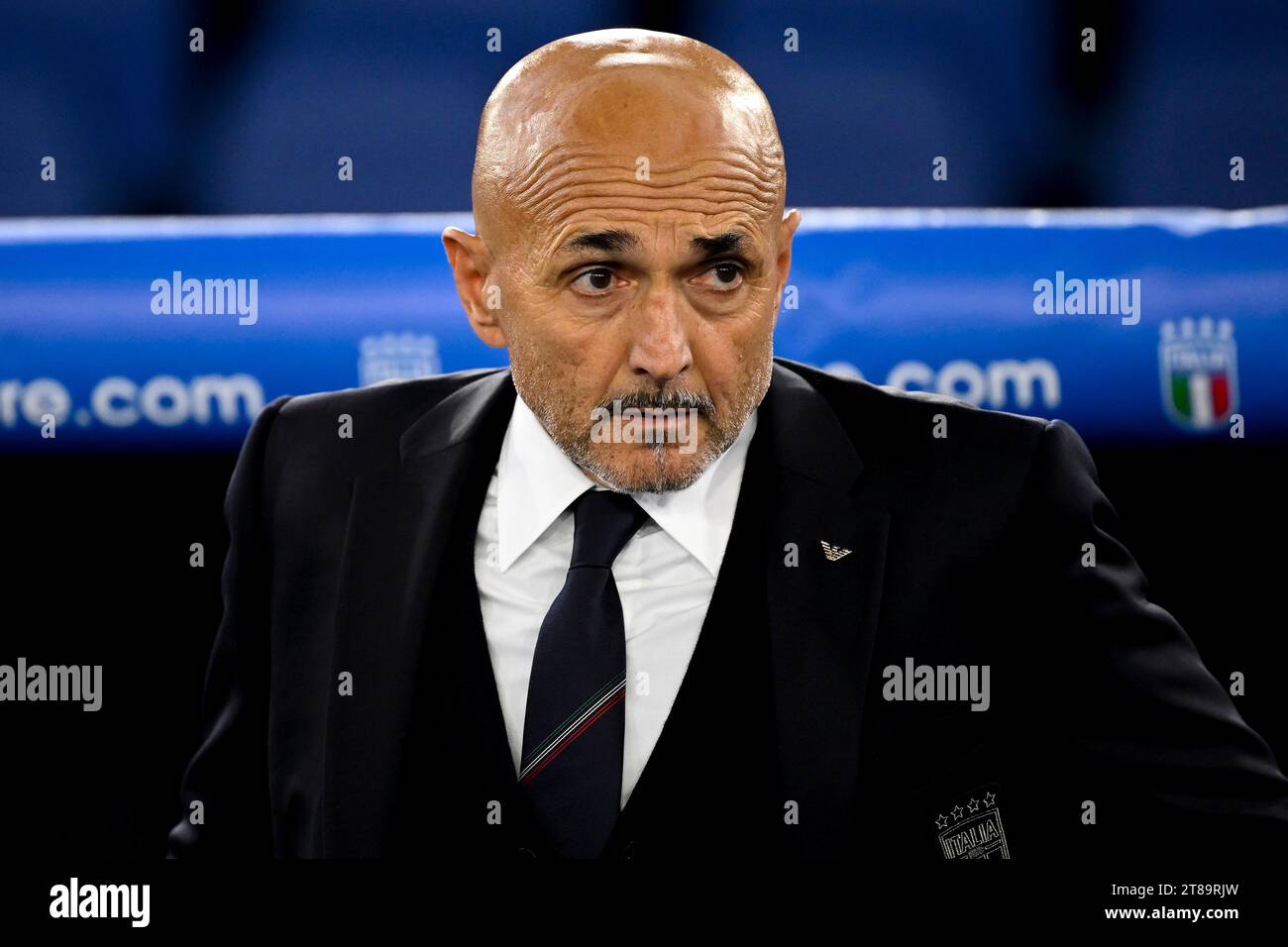 Luciano Spalletti Cheftrainer Italiens sieht beim Gruppenspiel der