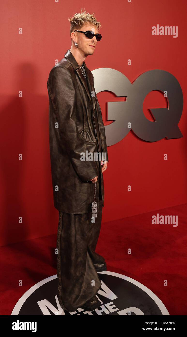 MACHINE Gun Kelly nimmt 2023 am 16. November 2023 an der Bar Marmont in Los Angeles Teil. Foto: Crash/imageSPACE/MediaPunch Copyright: XCrashx Credit: Imago/Alamy Live News Stockfoto