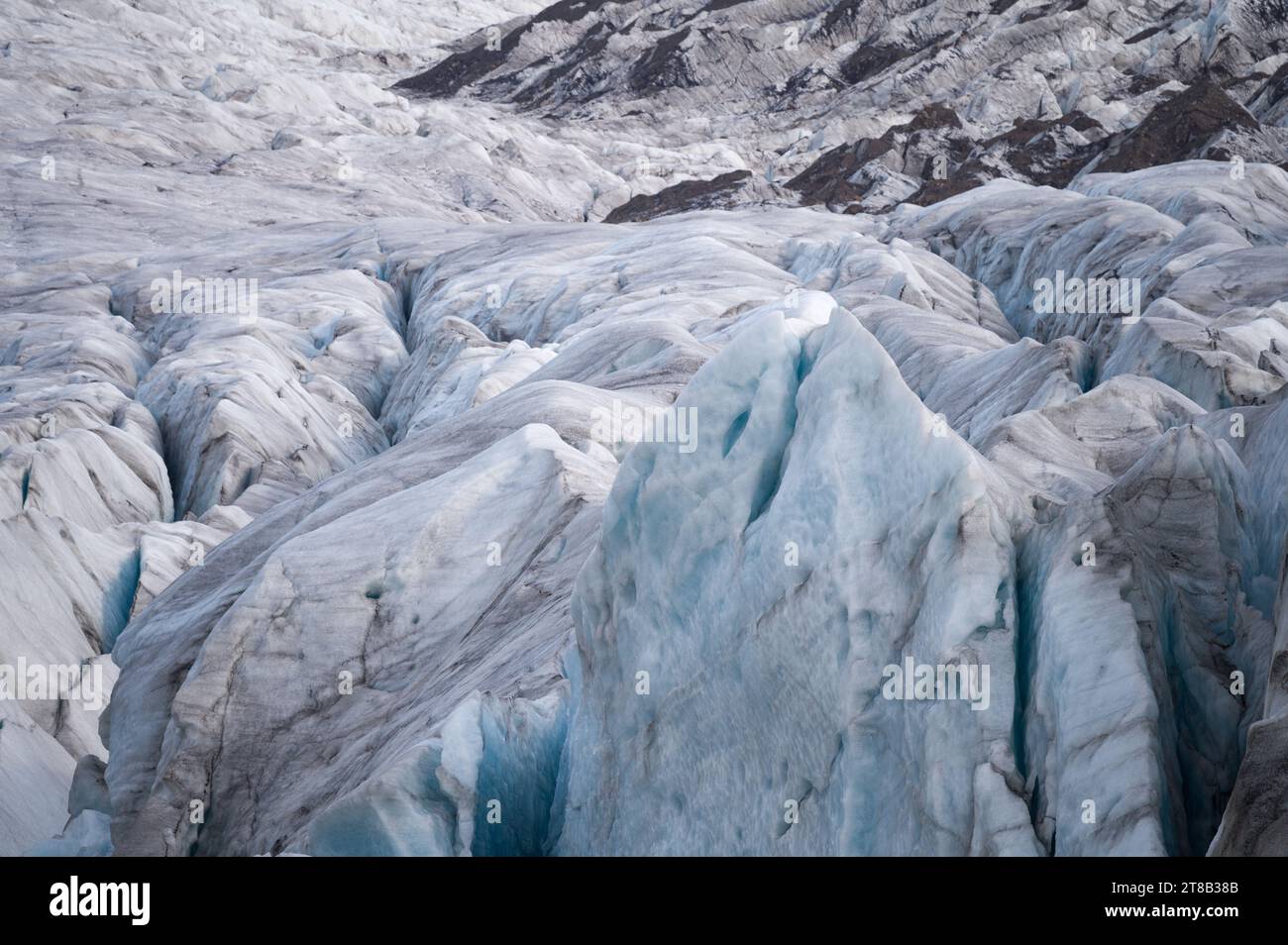 Svínafellsjökull Gletscher und Berg, Island Stockfoto