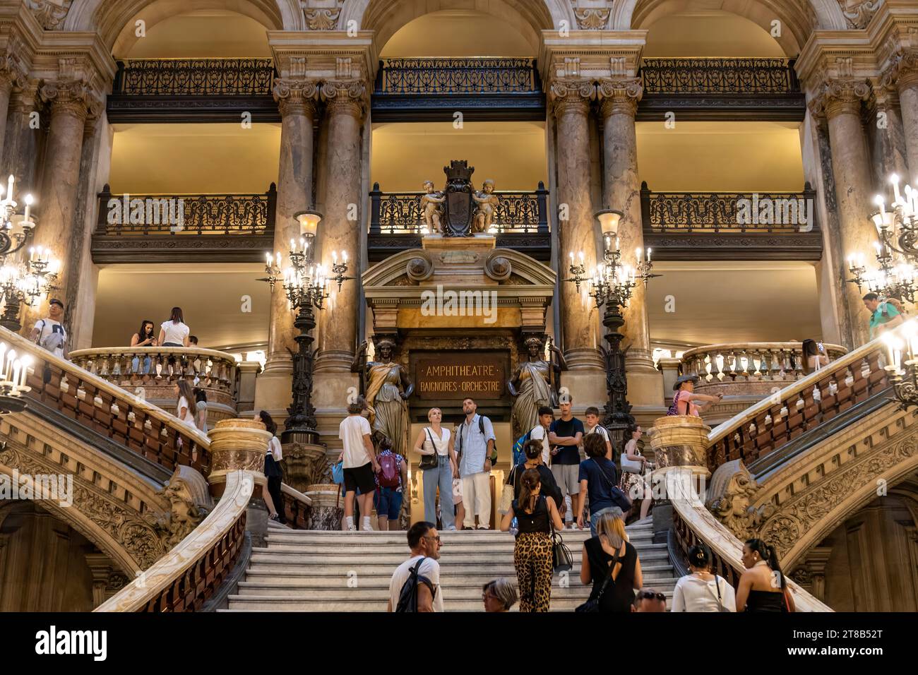 Garnier Palace, Paris Opera, Paris, Frankreich, Europa Stockfoto