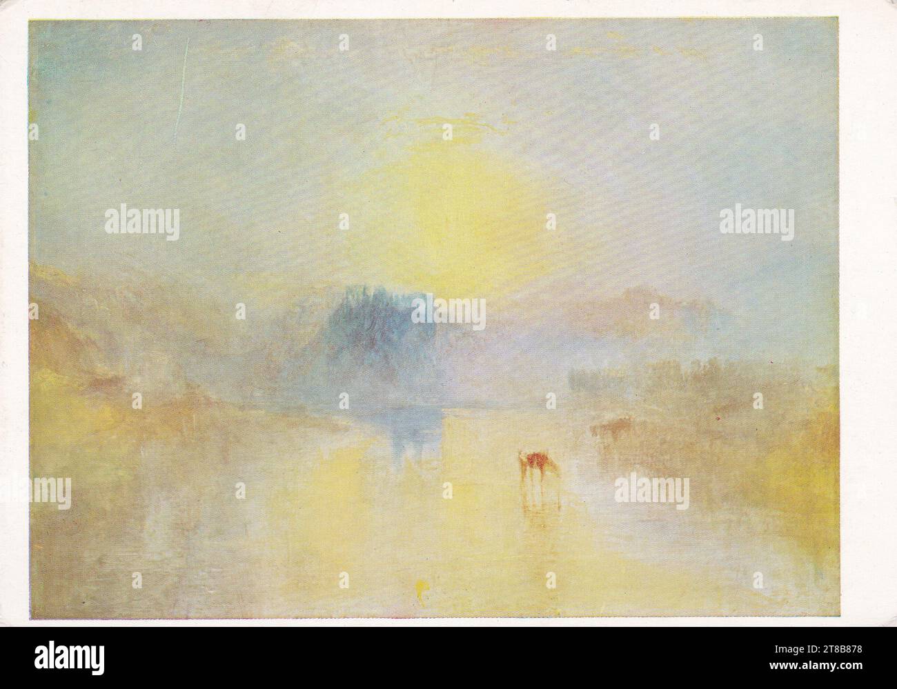 Norham Castle, Sonnenaufgang 1835–40 von J. M. W. Turner. Stockfoto