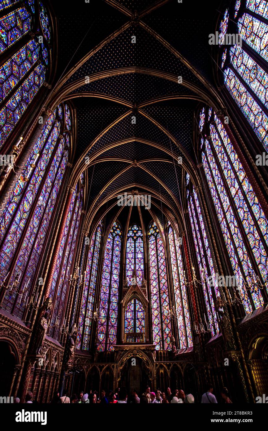 Sainte-Chapelle, Paris, Frankreich. Stockfoto