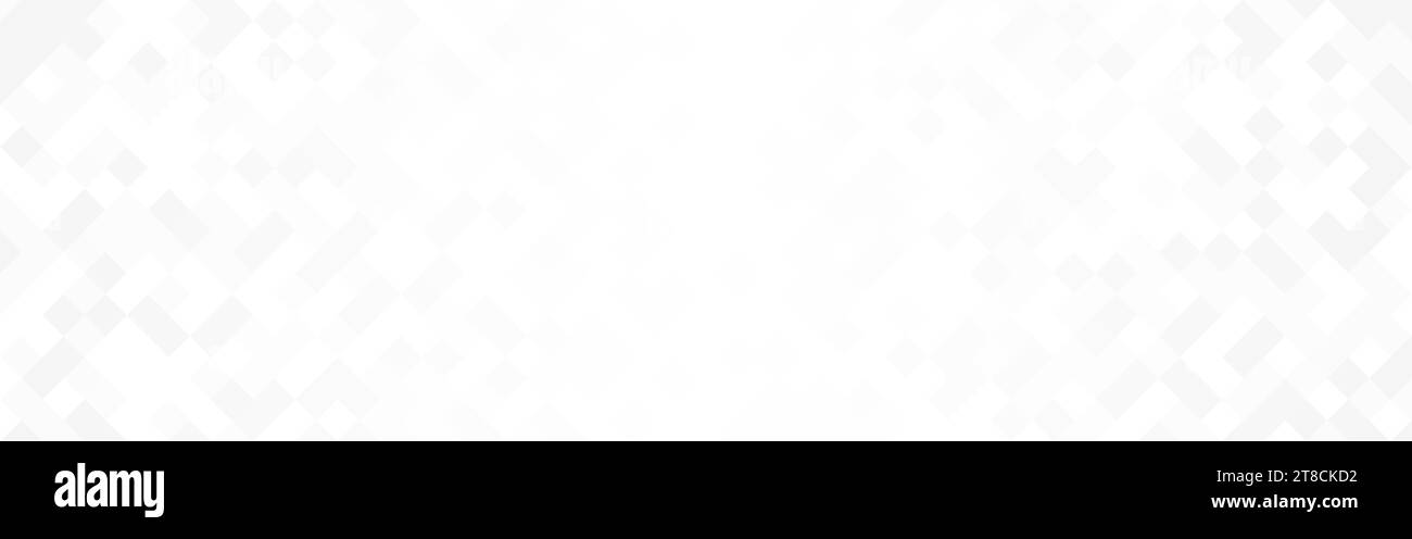Abstrakter weißer Hintergrund. Quadratische neutrale Textur. Postervorlage „Geometrische Ruhe“. Breiter Hintergrund der Website. Helle Hintergrundbilder für Präsentationen oder Banner. Stock Vektor