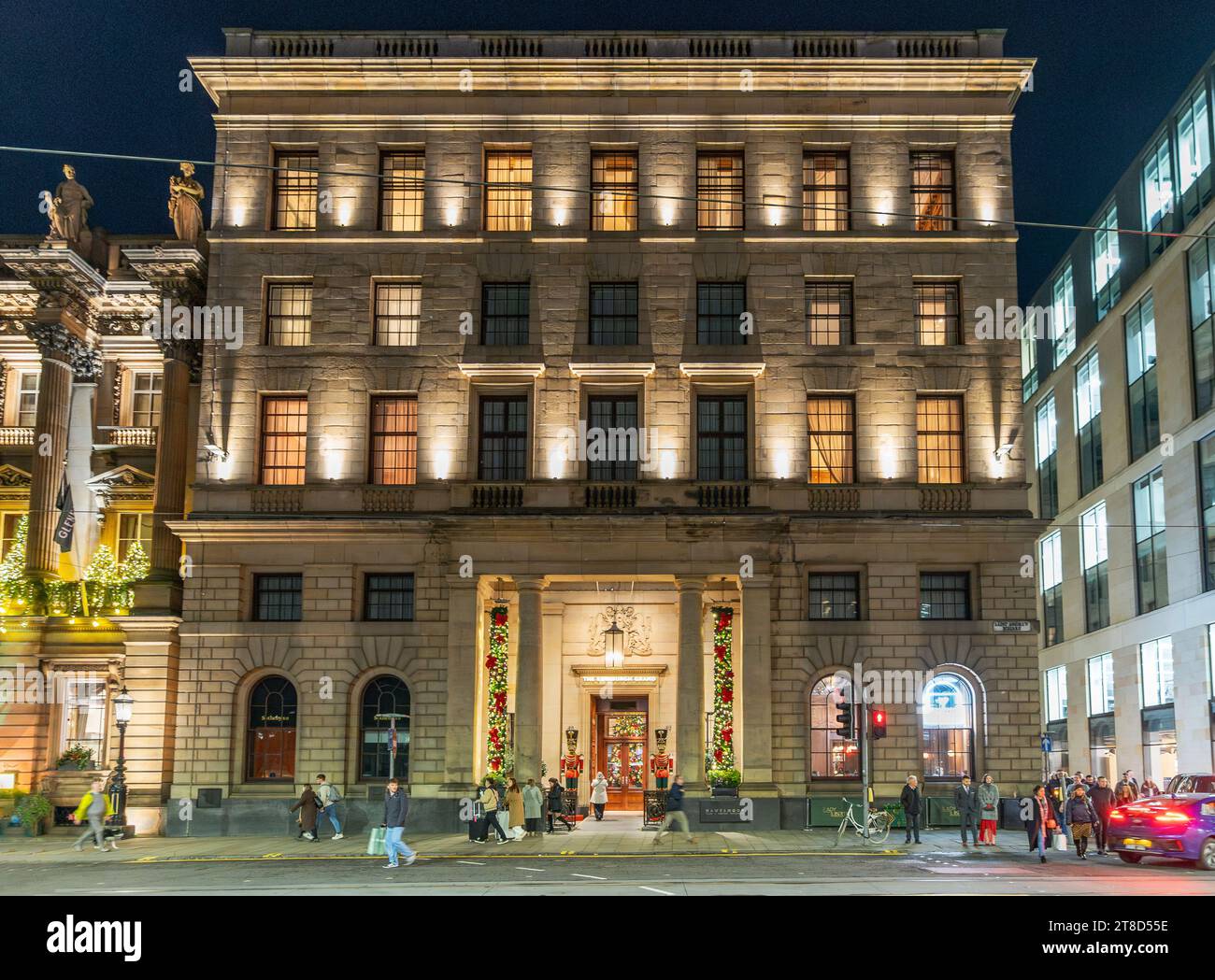 Außenansicht des Cheval Edinburgh Grand Hotels in St Andrew Square, Edinburgh, Schottland Stockfoto