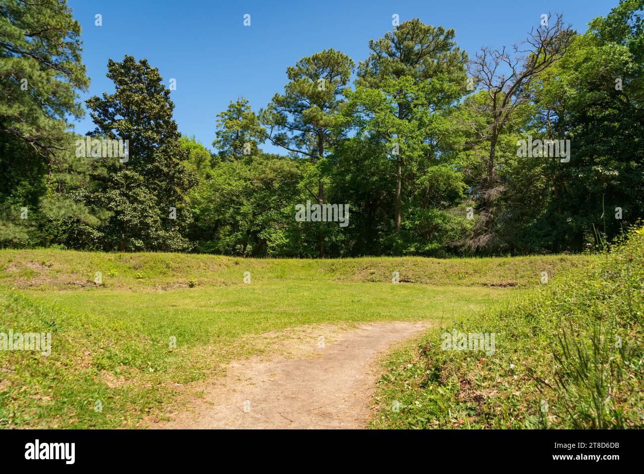 Die erste englische Siedlung in den Vereinigten Staaten, Fort Raleigh National Historic Site in North Carolina Stockfoto